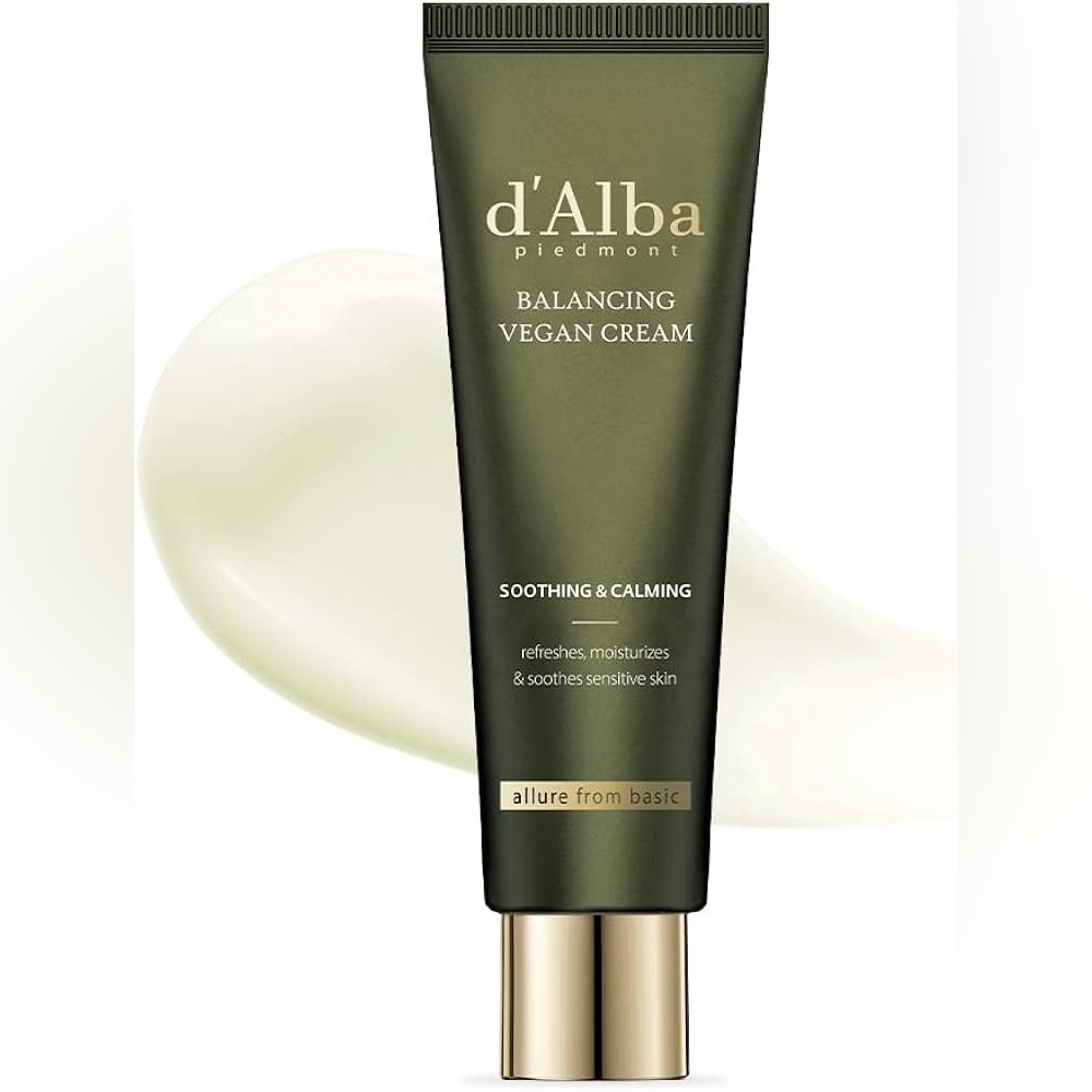 D’Alba Balancing Vegan Cream Soothing Calming for Sensitive Skin New in Box